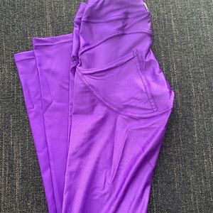 LabellaMafia Purple pant leggings w/pockets